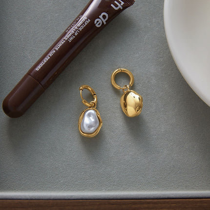 Moonlit Pearl Promise Pearl Drop Earrings - view 5