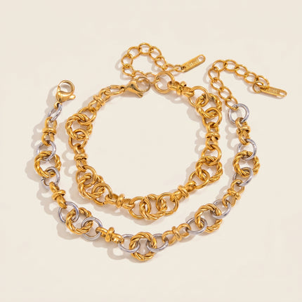 Chainline Poem Minimal Chain Bracelet