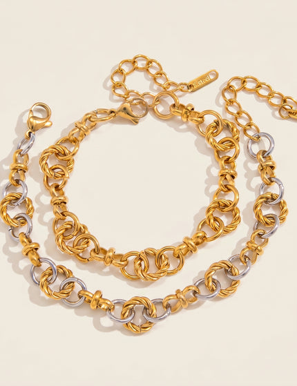 Chainline Poem Minimal Chain Bracelet