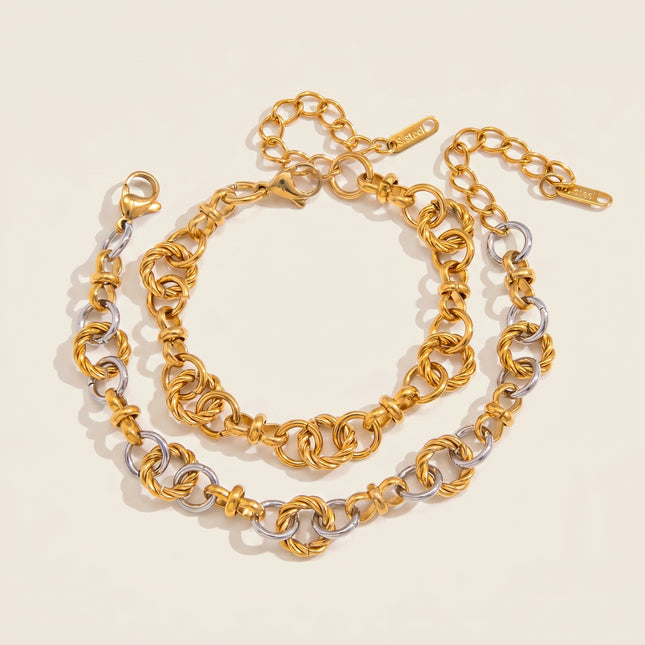 Chainline Poem Minimal Chain Bracelet