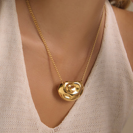 Dawnweave Promise Oval Pendant Necklace - view 3
