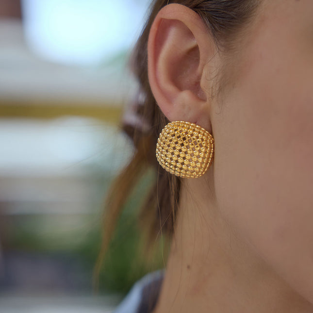 Velvet Current Echo Sculptural Stud Earrings - view 4