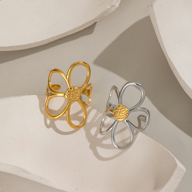 Garden Floral Open Ring - view 7