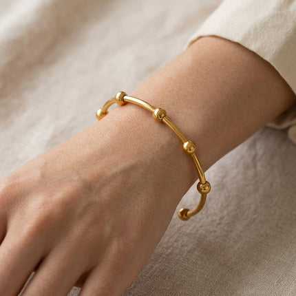 Beadline Open Cuff Bracelet - view 2