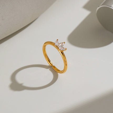 Marquise Zircon Ring - view 5