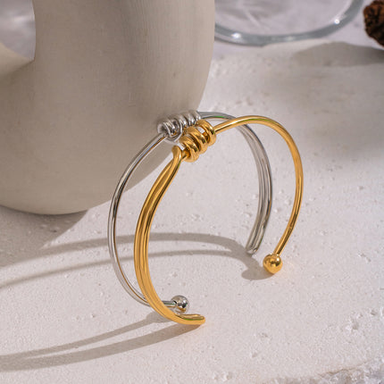 Aura Open Cuff Bracelet - view 5