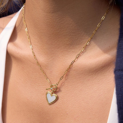 Tender Arc Whisper Heart Pendant Necklace - view 4