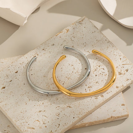 Axis Geometric Cuff Bracelet - view 4
