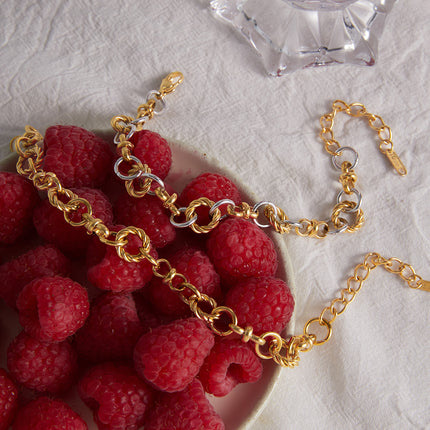 Chainline Poem Minimal Chain Bracelet - view 5