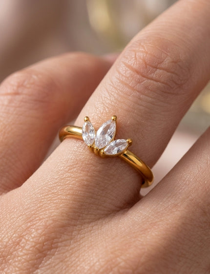 Marquise Zircon Ring - view 2