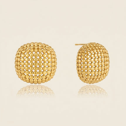 Velvet Current Echo Sculptural Stud Earrings