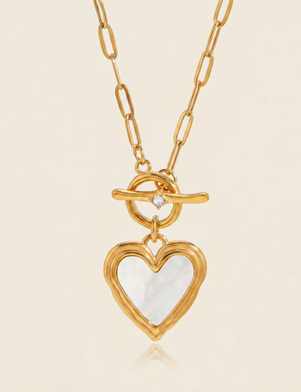 Tender Arc Whisper Heart Pendant Necklace