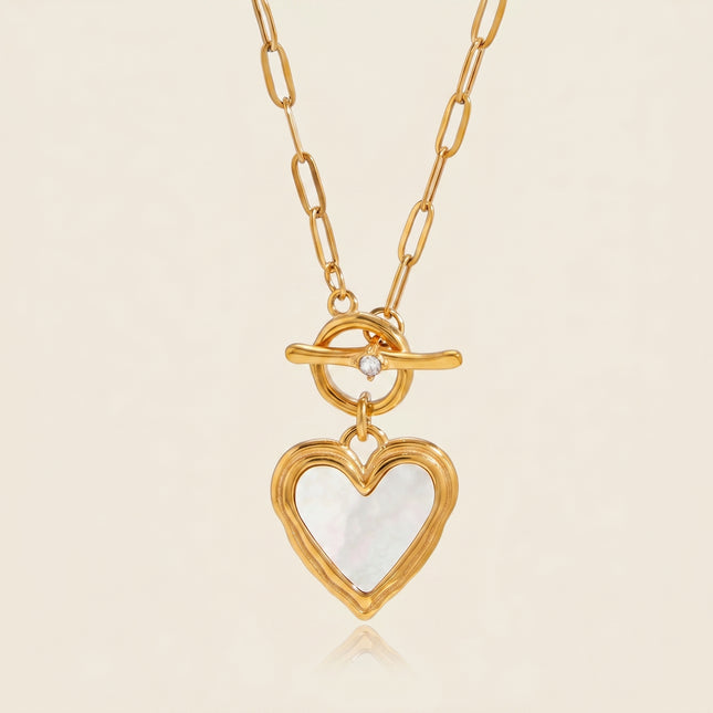 Tender Arc Whisper Heart Pendant Necklace