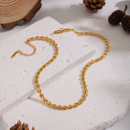 Twined Twisted Chain Necklace - view 5