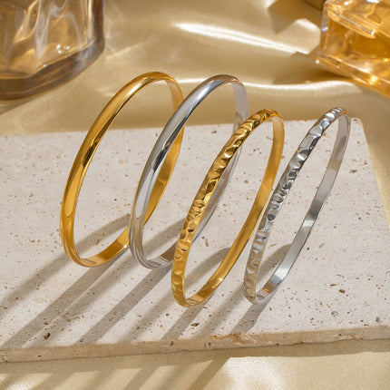 Sol Smooth Round Bangle - view 3
