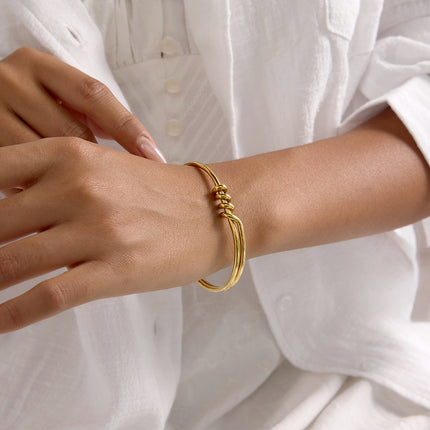 Aura Open Cuff Bracelet - view 3