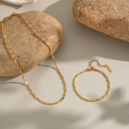 Petal Chain Pendant Necklace - view 3