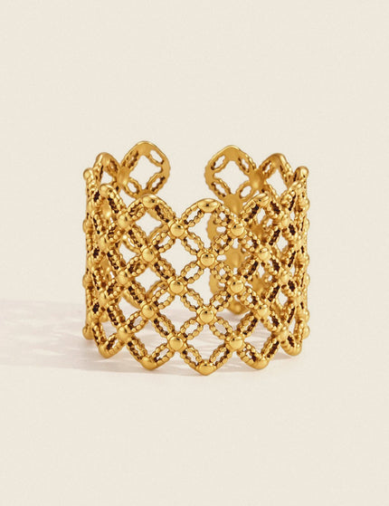 Velvet Current Aura Sculptural Open Ring