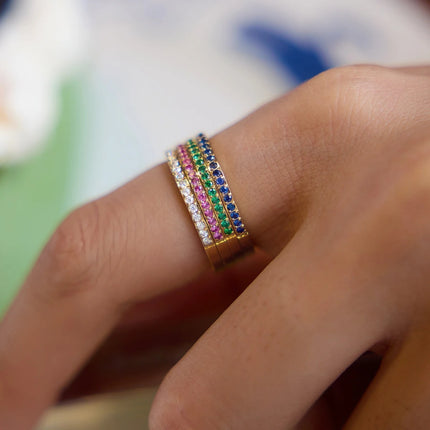 Starstone Promise Zircon Gemstone Ring - view 5
