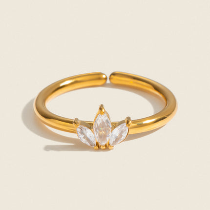 Marquise Zircon Ring
