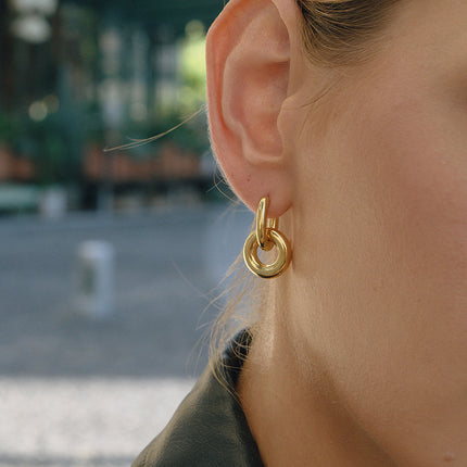 Velvet Current Afterglow Circular Hoop Earrings - view 4