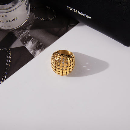 Misted Cove Rhythm Chunky Statement Ring - view 6