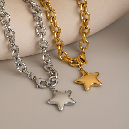 Celeste Star Pendant Necklace - view 4