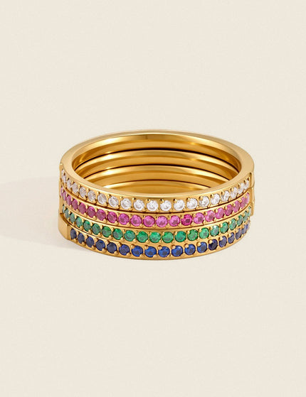 Starstone Promise Zircon Gemstone Ring - view 3