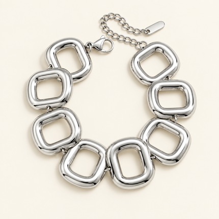 Meadow Geometric Chain Bracelet - view 7