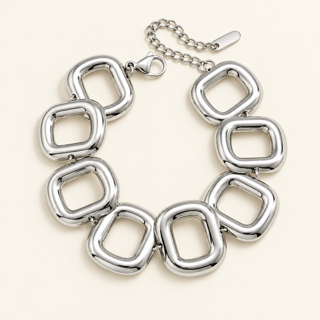 Meadow Geometric Chain Bracelet - view 7