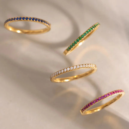 Starstone Promise Zircon Gemstone Ring - view 7