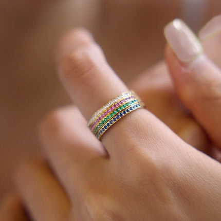 Starstone Promise Zircon Gemstone Ring - view 4