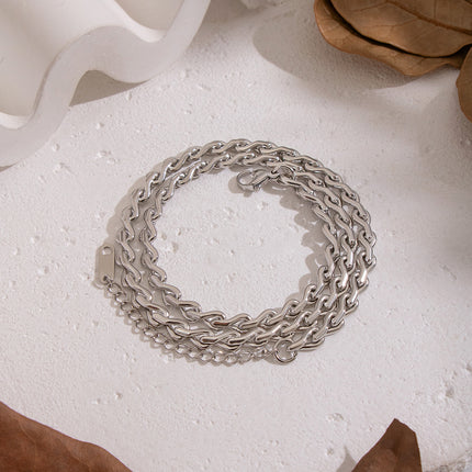 Twined Twisted Chain Necklace - view 6
