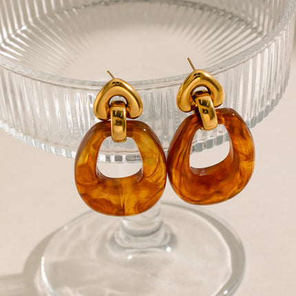 Soft Tide Hush U-Shaped Pearl Hoop Earrings - view 6