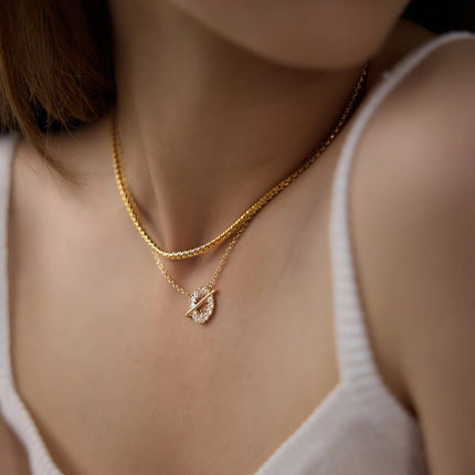 Chainline Drift Minimal Chain Necklace - view 4
