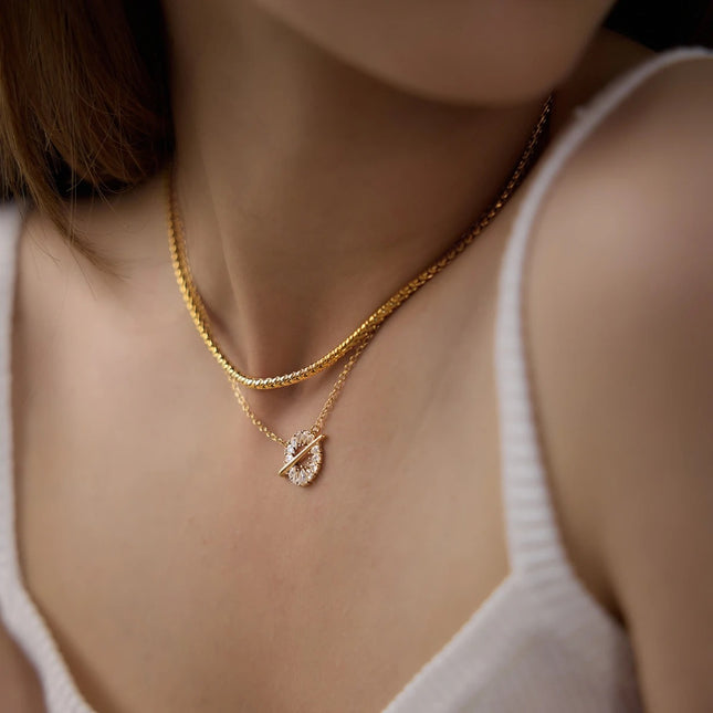 Chainline Drift Minimal Chain Necklace - view 4