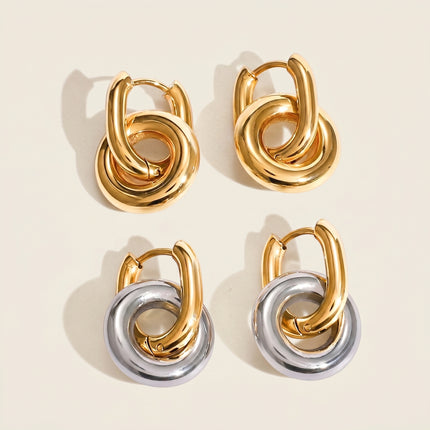 Velvet Current Afterglow Circular Hoop Earrings - view 2