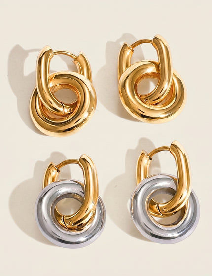 Velvet Current Afterglow Circular Hoop Earrings - view 2
