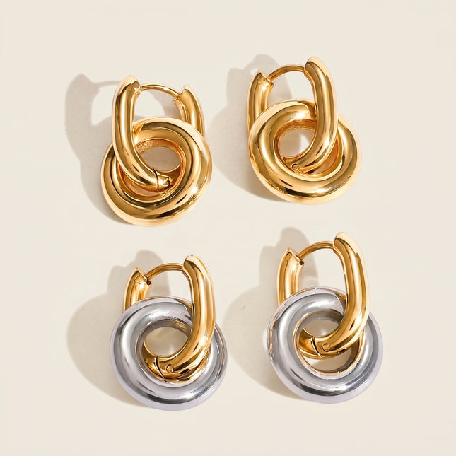Velvet Current Afterglow Circular Hoop Earrings - view 2