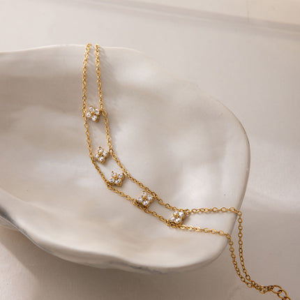 Meadow Clover Zircon Bracelet - view 5