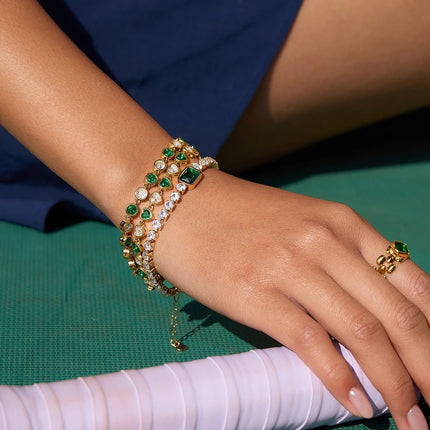 Heartlight Whisper Heart Zircon Tennis Bracelet - view 4