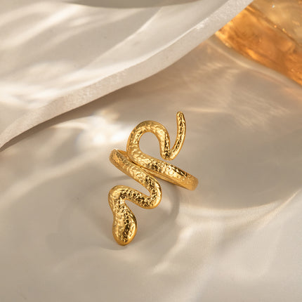 Velvet Coil Whisper Serpent Open Ring - view 5