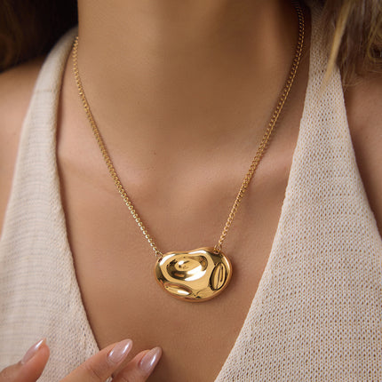 Dawnweave Promise Oval Pendant Necklace - view 2