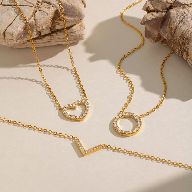 Liora Crystal Pendant Necklace - view 2