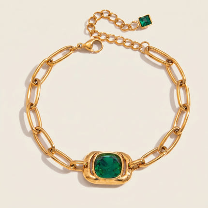 Starstone Afterglow Square Zircon Chain Bracelet