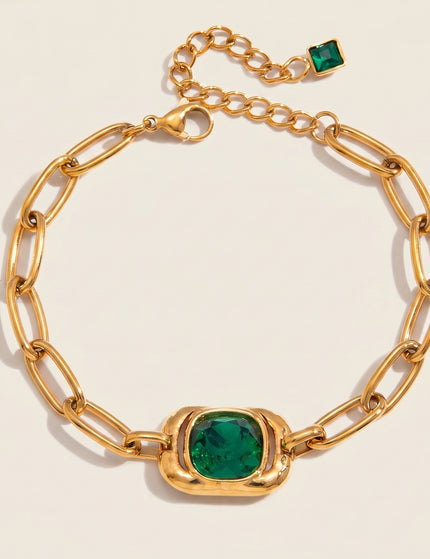 Starstone Afterglow Square Zircon Chain Bracelet