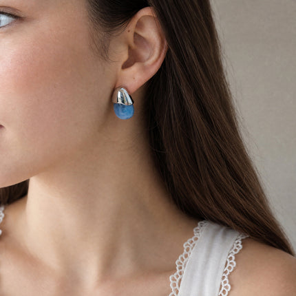Quiet Orbit Afterglow Resin Stud Earrings - view 6