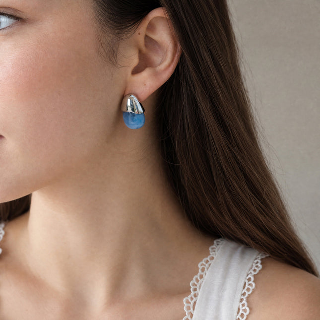 Quiet Orbit Afterglow Resin Stud Earrings - view 6