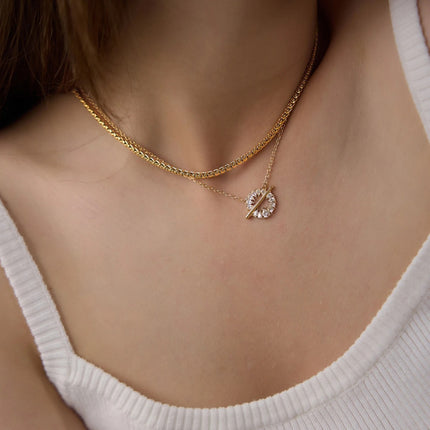 Chainline Drift Minimal Chain Necklace - view 5