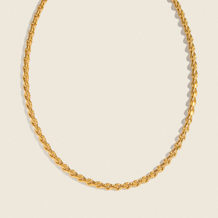 Twined Twisted Chain Necklace